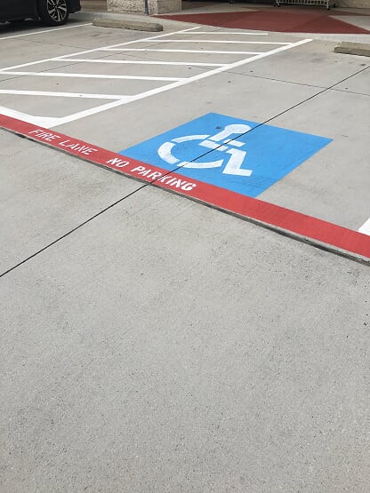 Handicap Striping in Pompano Beach, FL.