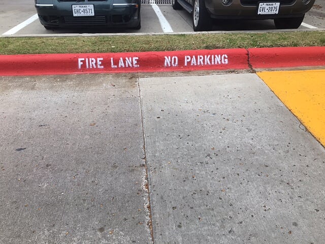 Fire Lane Striping Company Pembroke Pines FL